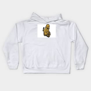 Bicycling Lion Kids Hoodie